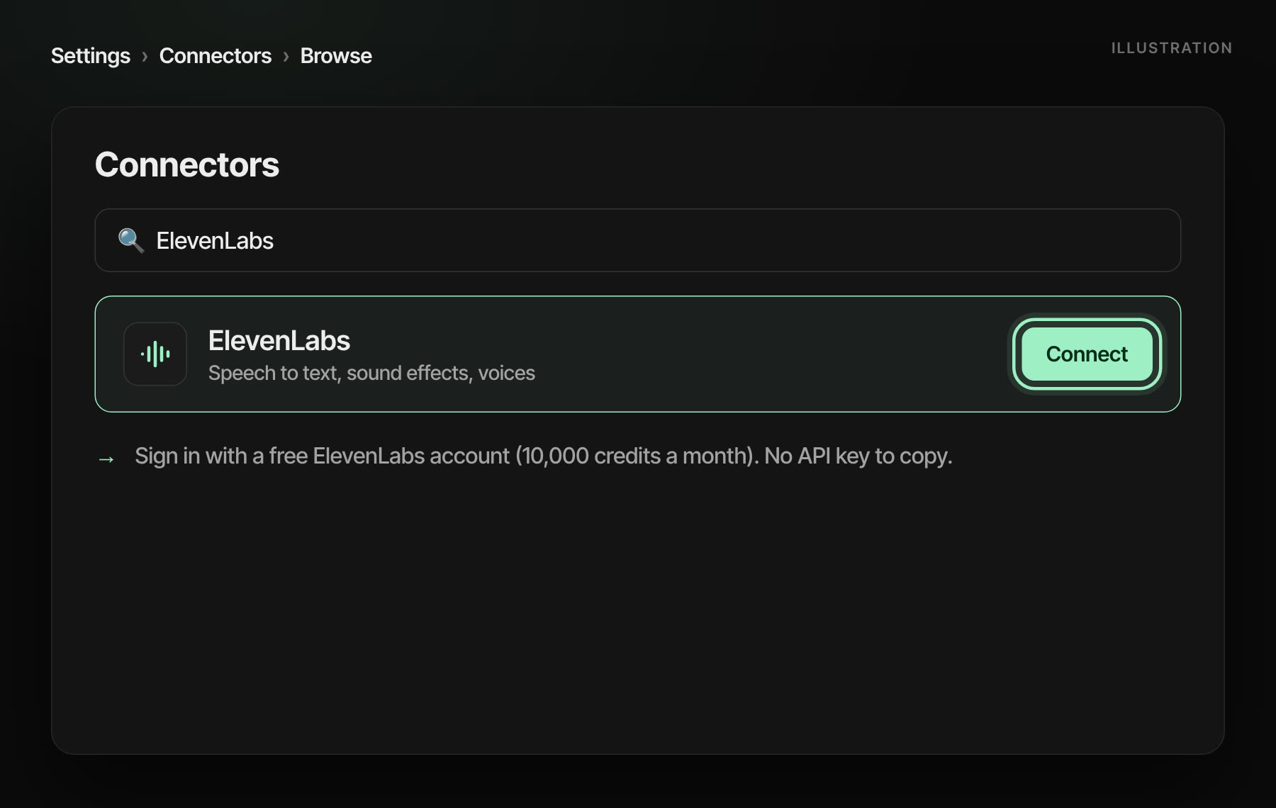 Connect ElevenLabs