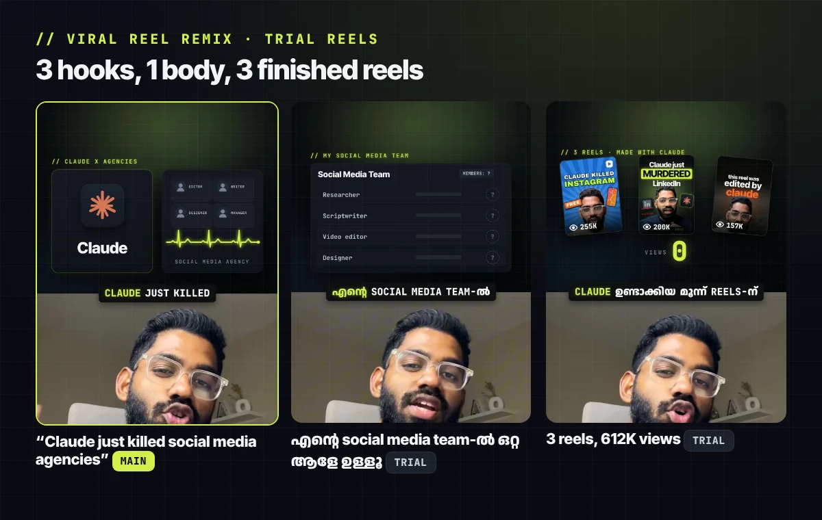Several hooks? Get several reels